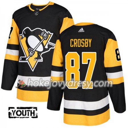 Dětské Hokejový Dres Pittsburgh Penguins Sidney Crosby 87 Adidas 2017-2018 Černá Authentic